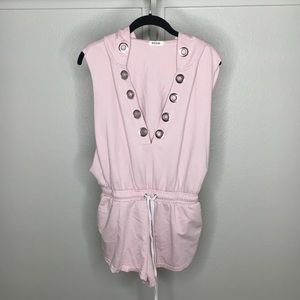 SHEIN pink design romper